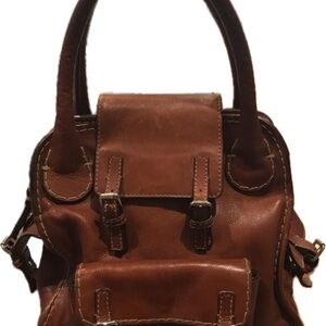 Authentic Chloe Edith Whiskey Tall handbag beautiful bag makes a statement.